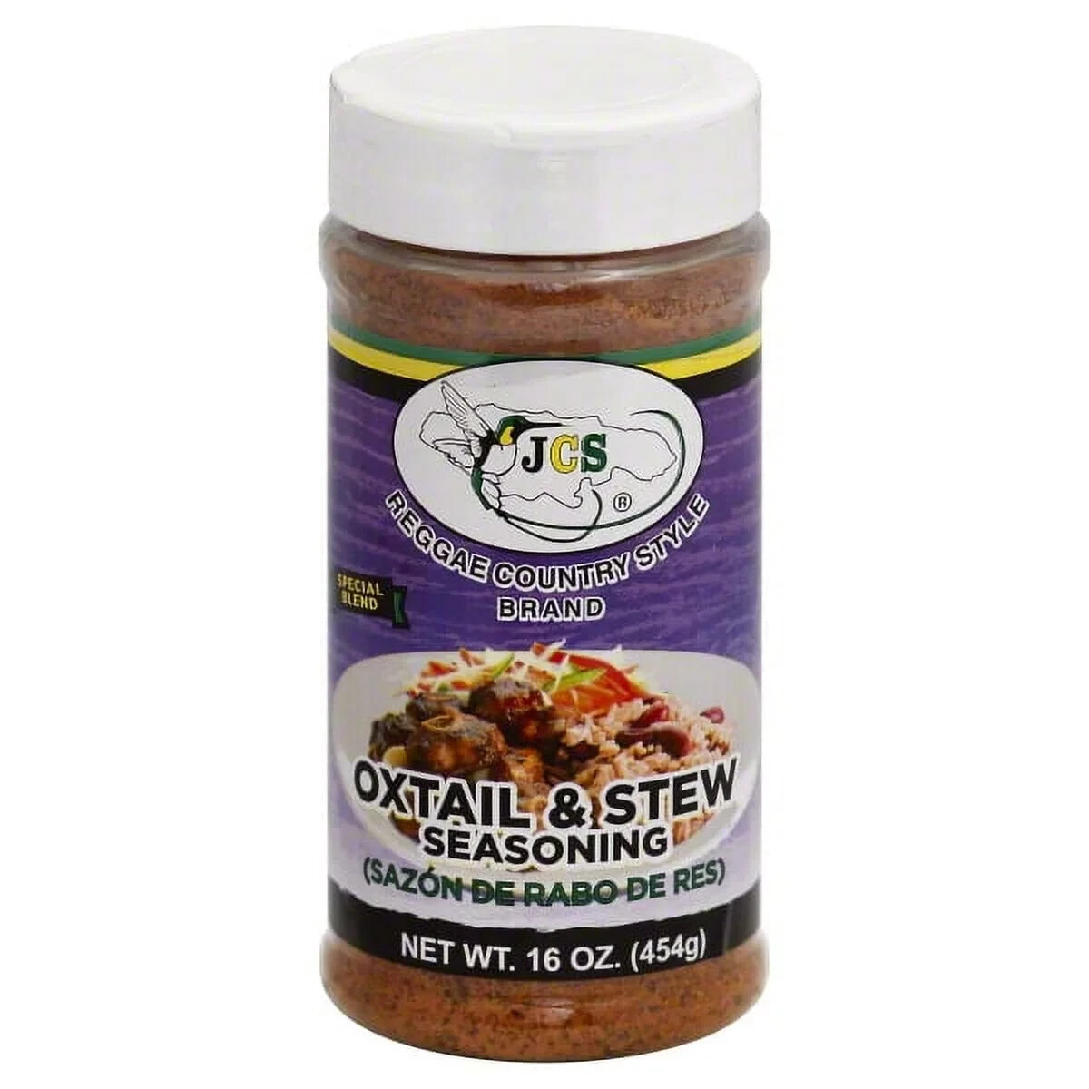 8-Pack JCS Reggae Country Style Oxtail & Stew Seasoning – 16 oz Bottles