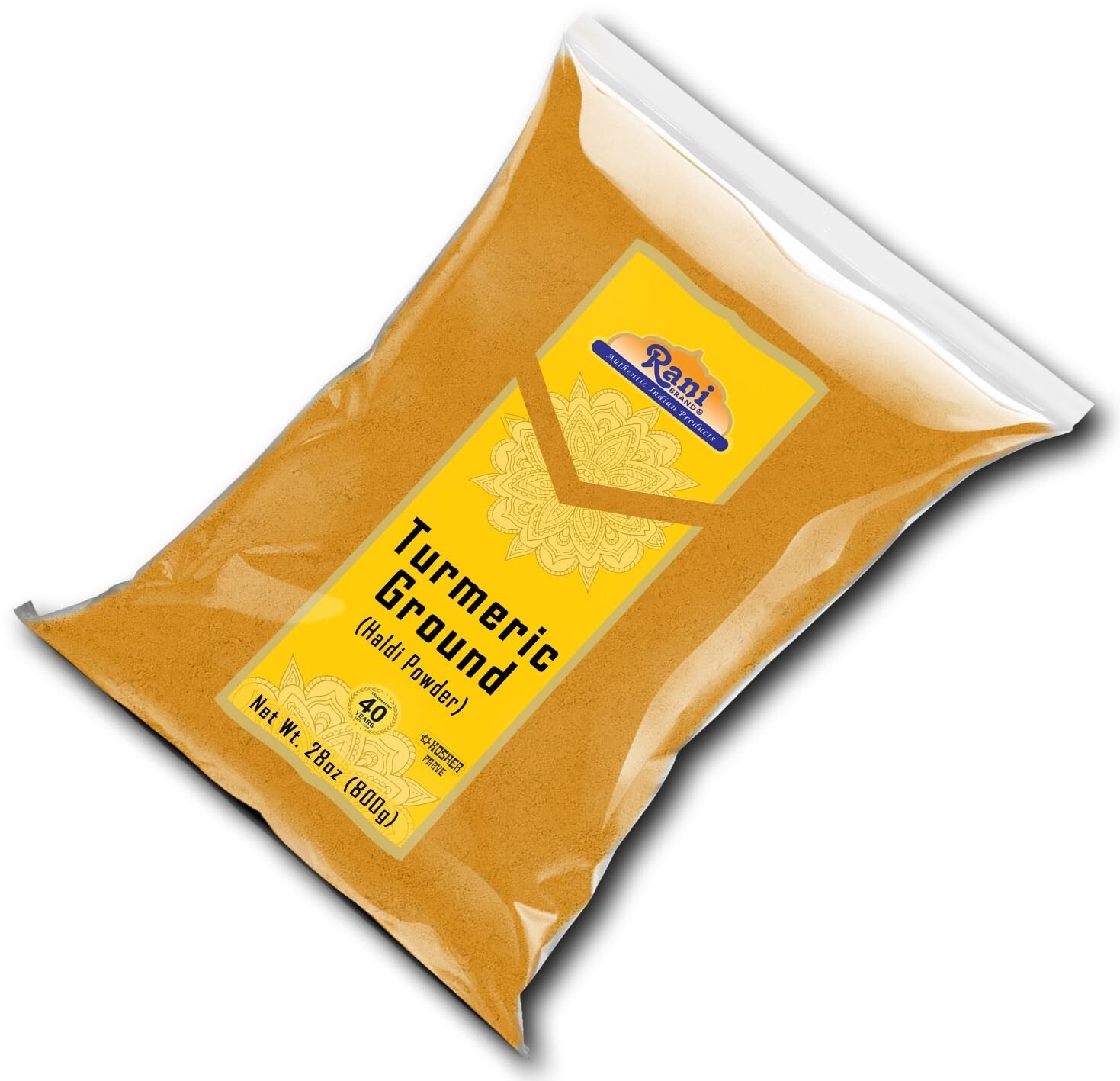 Rani Turmeric (Haldi) Root Powder Spice, (High Curcumin Content) 28oz (800g)