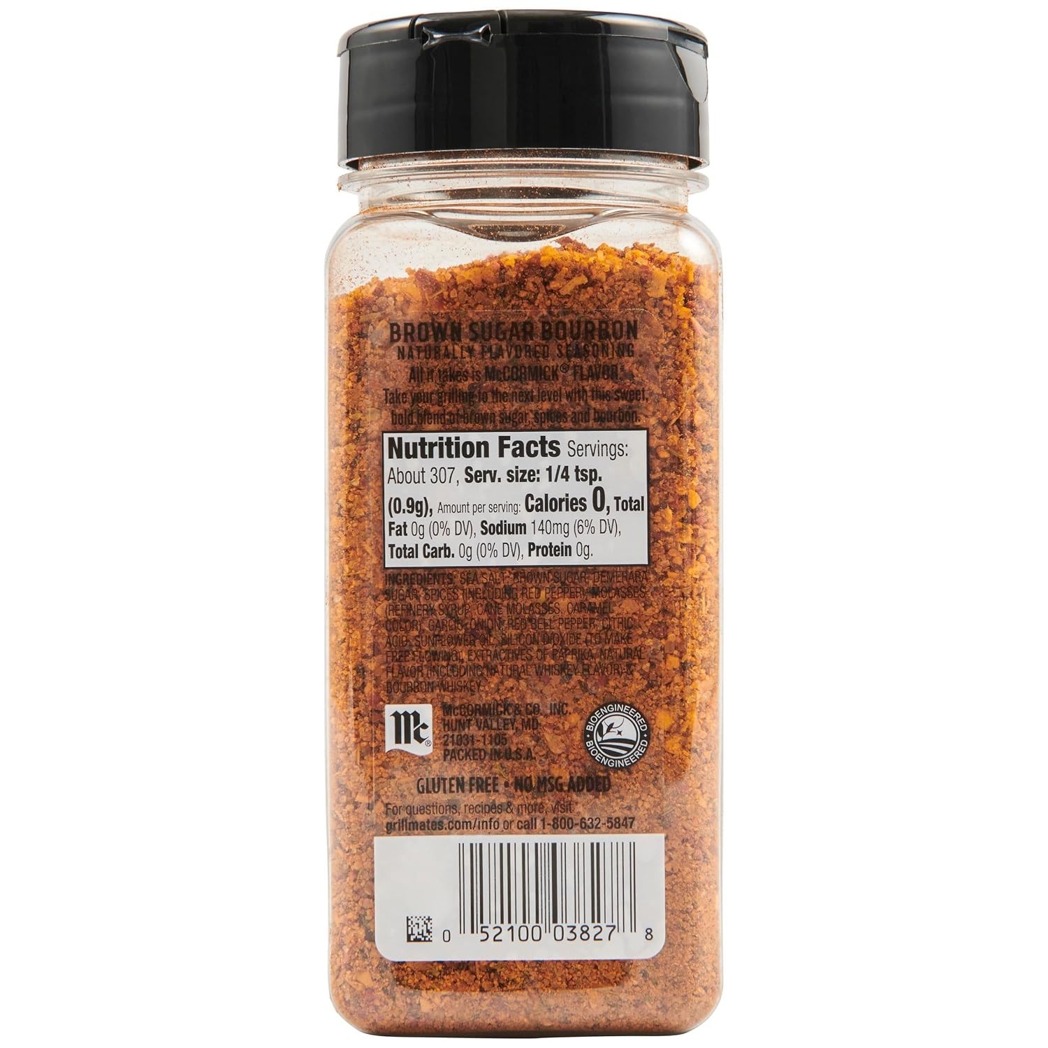 McCormick Brown Sugar Bourbon Seasoning, 9.75oz (Pack of 6)