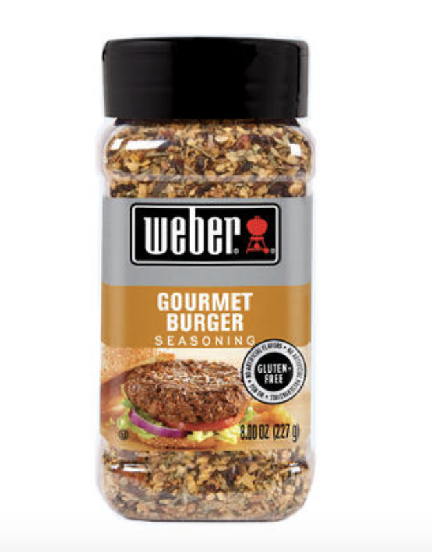 Weber Gourmet Burger Seasoning Spice 8 oz Large Jar