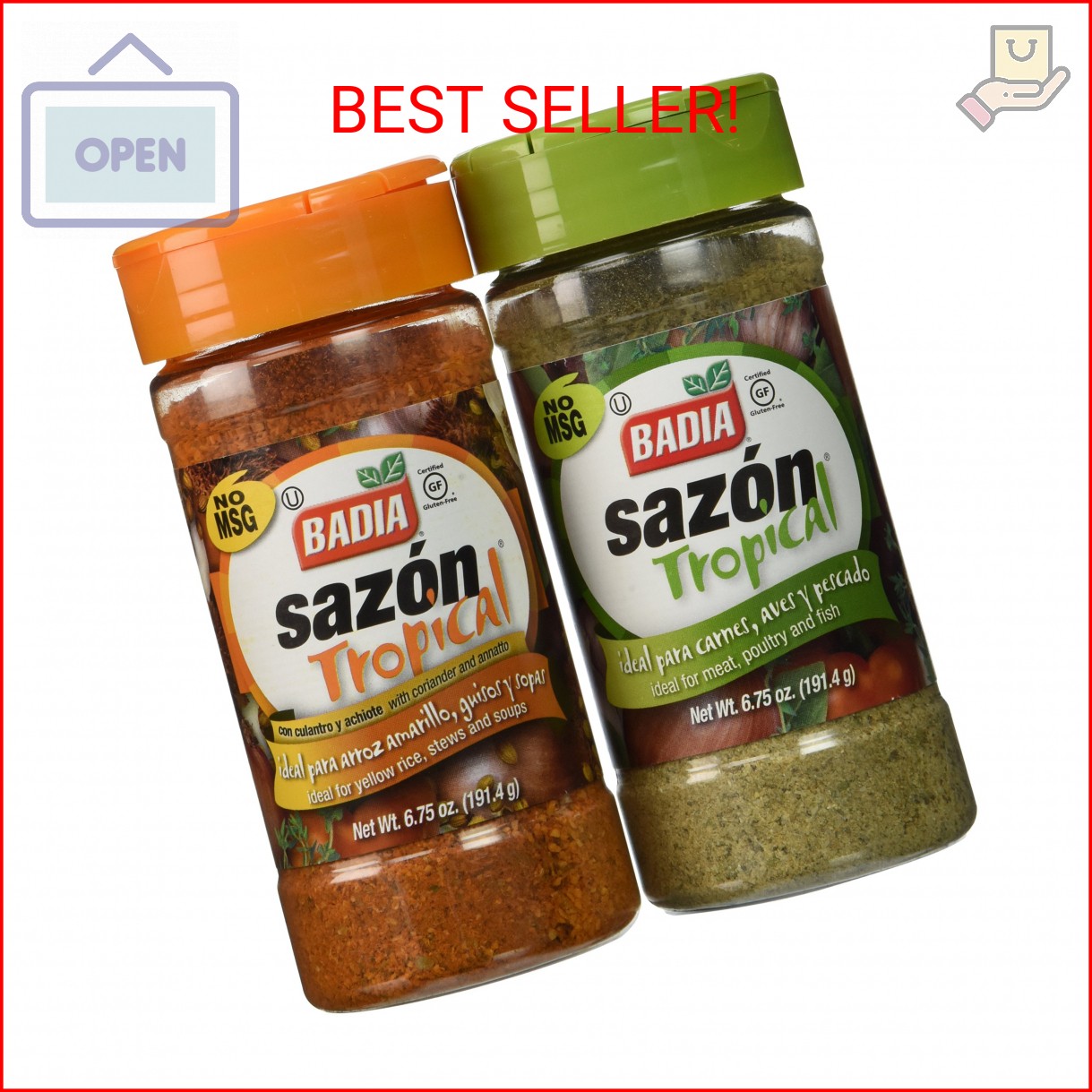 Badia Sazon Tropical Bundle – 6.75 Oz Each