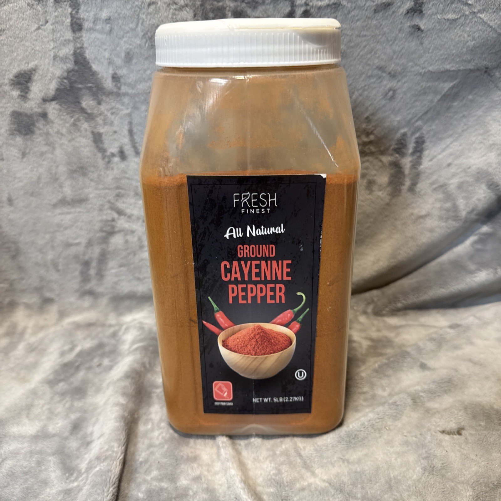 Cayenne Pepper Powder Bulk 5 LB All Natural Red Pepper Spice 50,000 SHU Heat