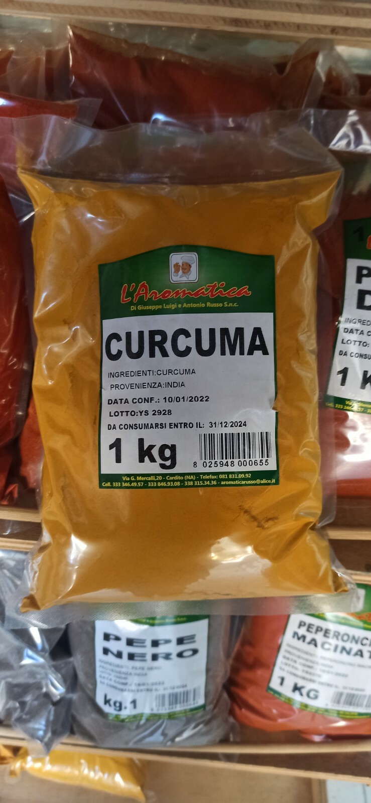 GROUND TURMERIC SEASONING SPICE SOUP MEAT RICE WELLNESS KITCHEN 1 KG