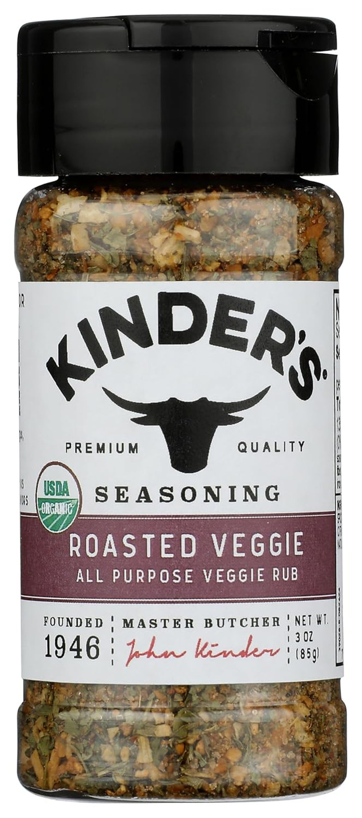 Kinders Organic Roasted Veggie Seasoning, 3 OZ