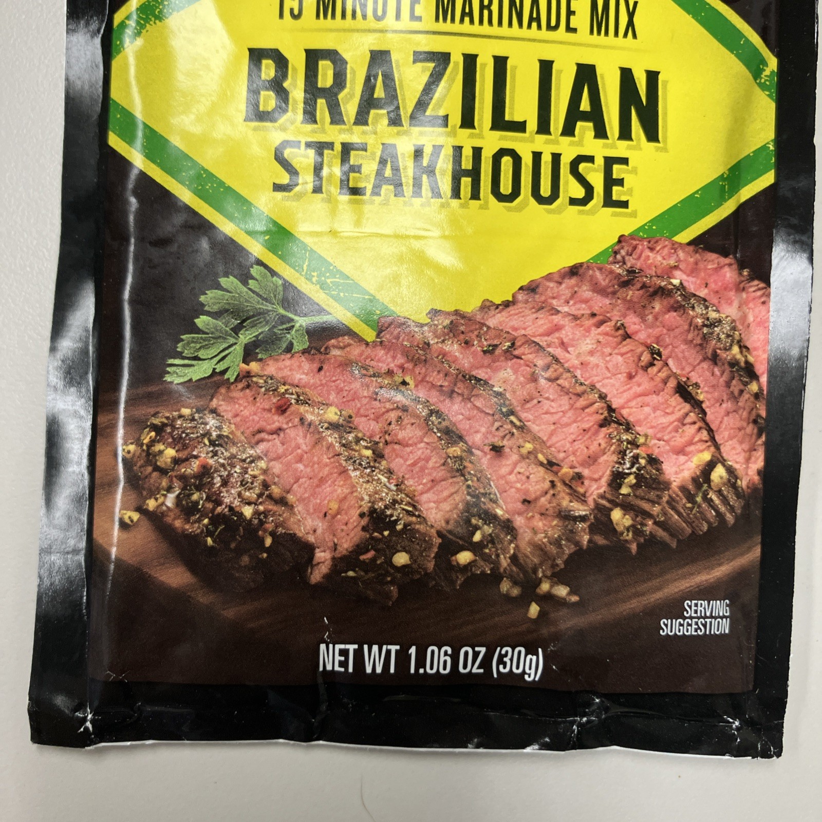 Lot of 8 McCormick Grill Mates Marinade Mix Brazilian Steakhouse 1.06 oz each