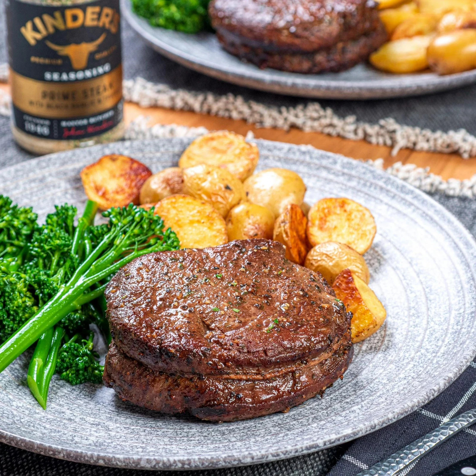Kinder’s Prime Steak with Black Garlic and Truffle Rub and Seasoning, 5 oz