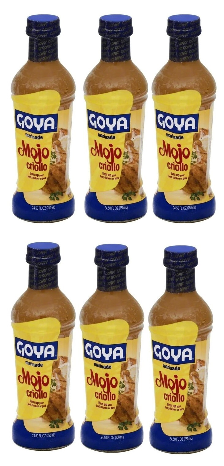 Goya Mojo Criollo Marinade Size 24 oz – 6 Pack | tangy blend of orange and lemon
