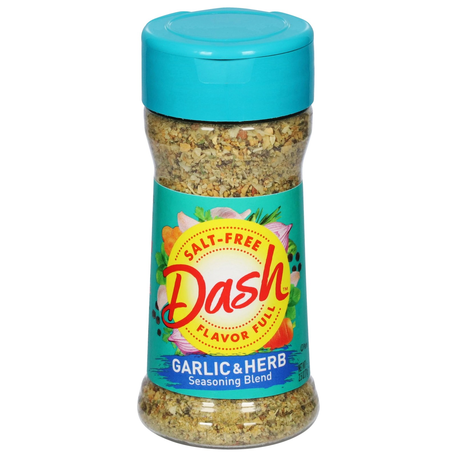 Salt-Free Seasoning Blend, Garlic & Herb, 2.5 Ounce – Bold Flavor for Meats