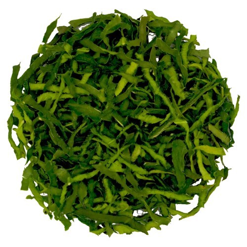 Kaffir Lime Dried Leaves Cut Thai Makrut Lime Citrus hystrix 5 g 0.17 oz