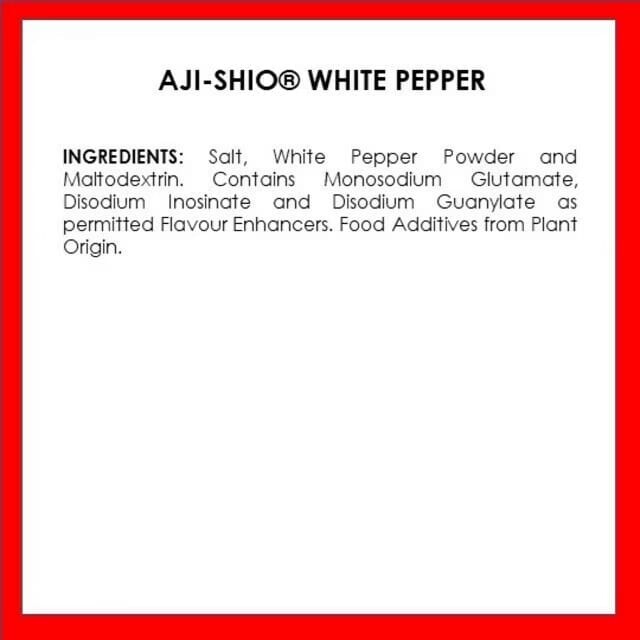 Ajinomoto AJI-SHIO Pepper Seasoning Powder 80g x 2 | Malaysia Flavor | Free Ship