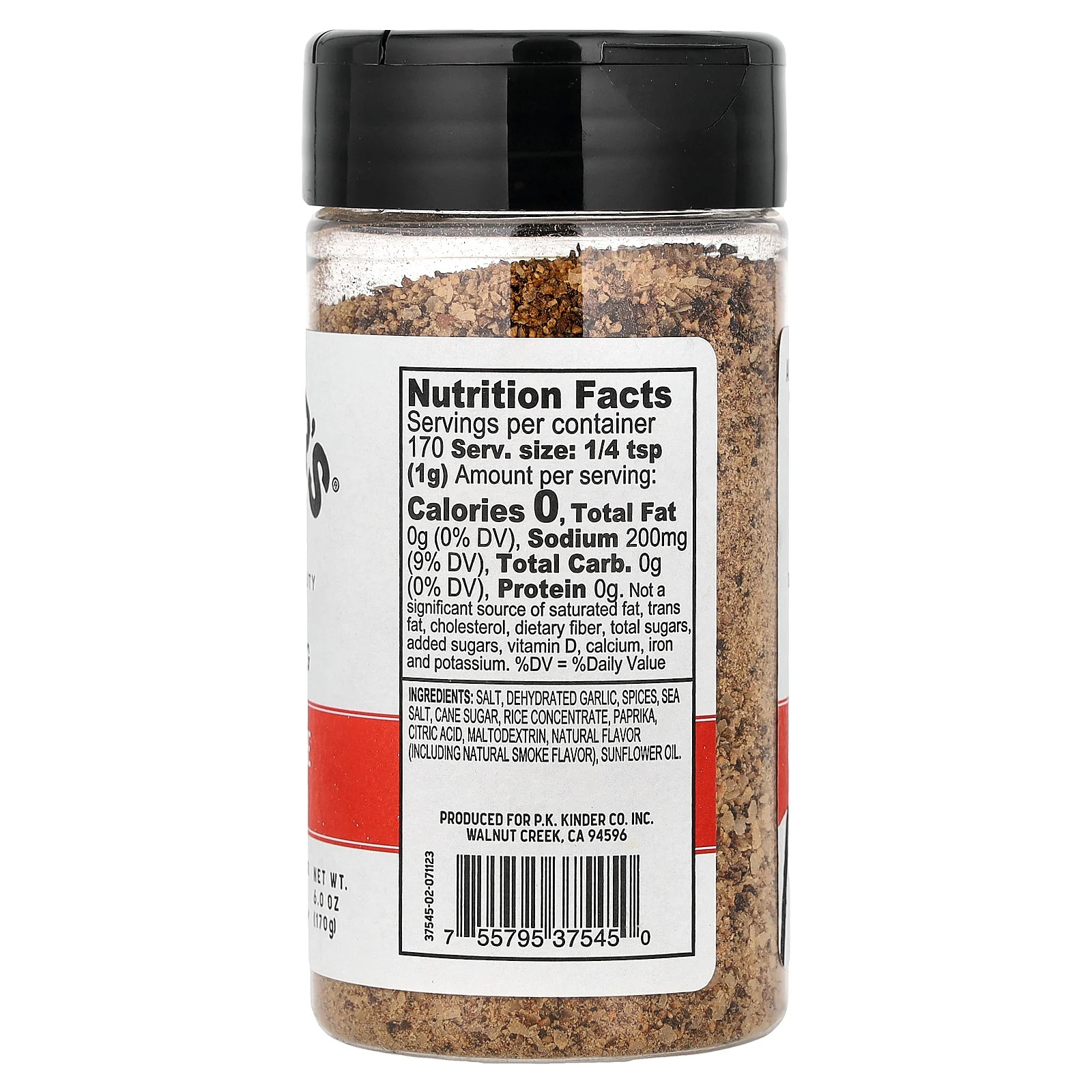 Seasoning, All Purpose, Meat & Veggie Rub, 6 oz (170 g)