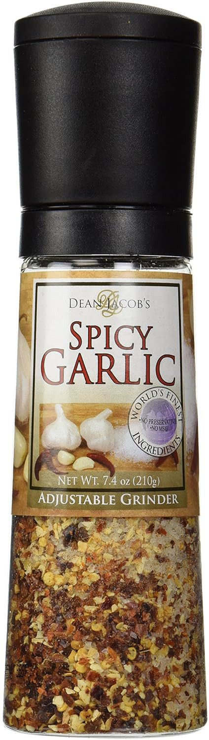 Spicy Garlic Grinder 7.4 oz – Gourmet Seasoning for Cooking & Grilling