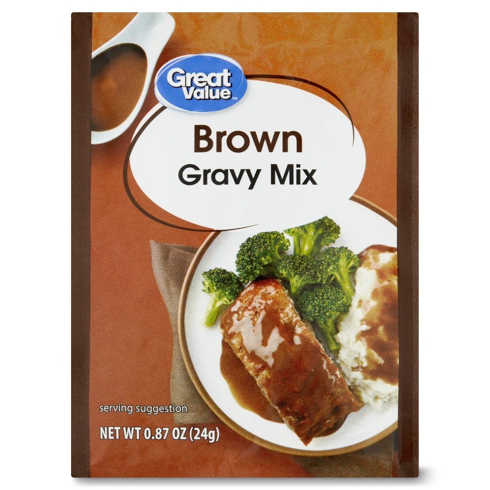 Gravy Mix Brown 0.87 oz Pack of 12 Instant Sauce Seasoning
