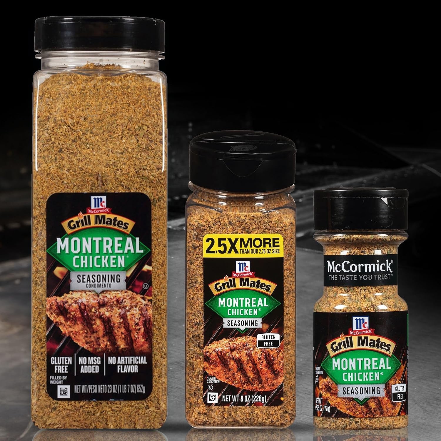 Elevate Meals with McCormick Montreal Chicken Seasoning, 23 oz – No MSG Added!
