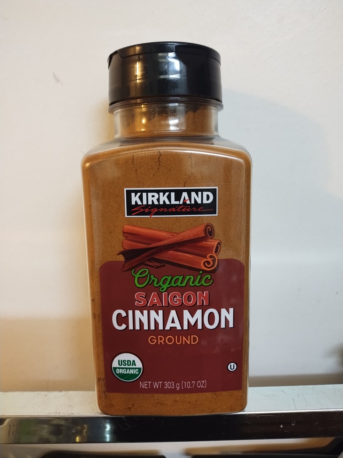 Kirkland Organic Ground Saigon Cinnamon 10.7oz Spice Powder Exp 01/2027