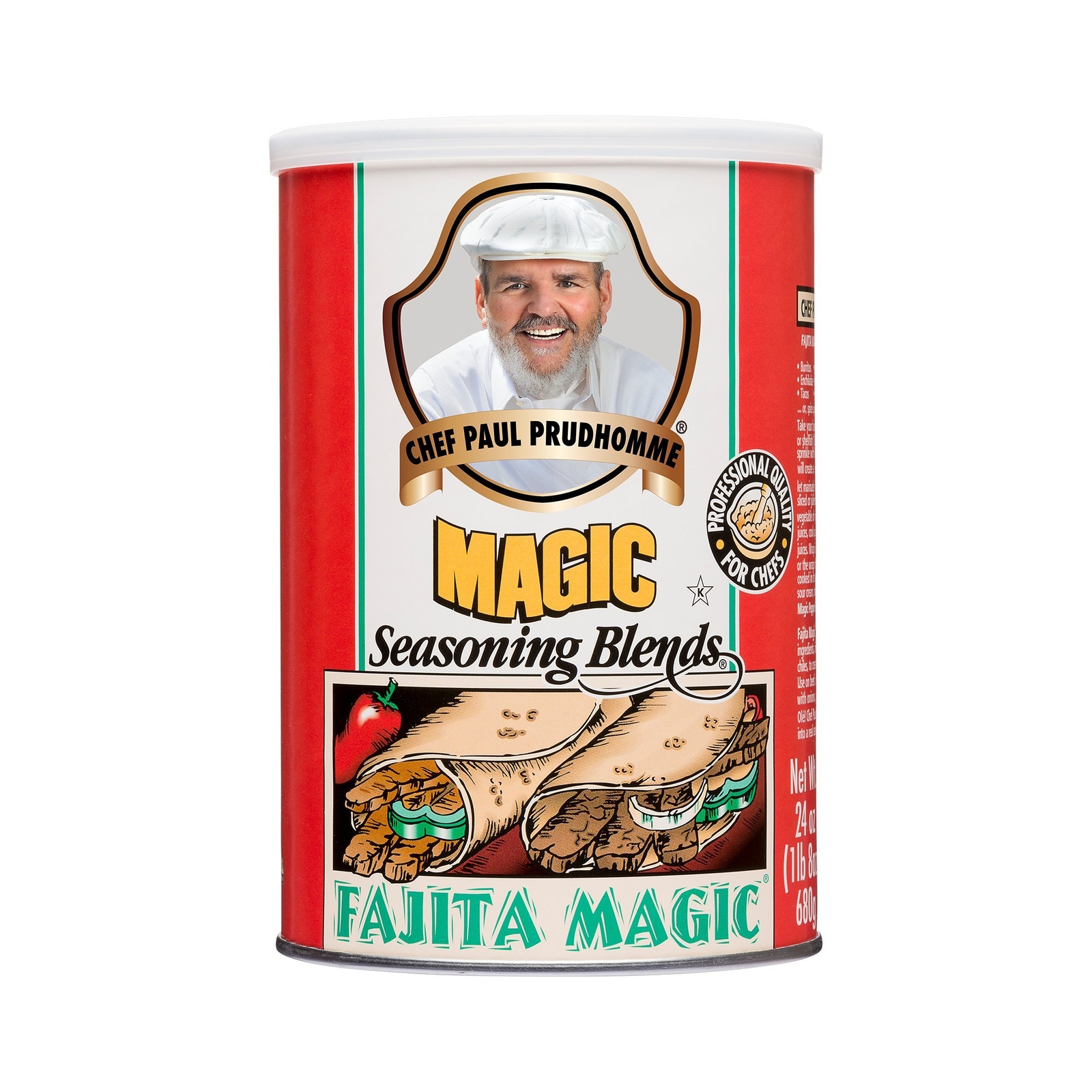 Chef Paul Prudhomme’s ~ Fajita Magic 24-Ounce Canister