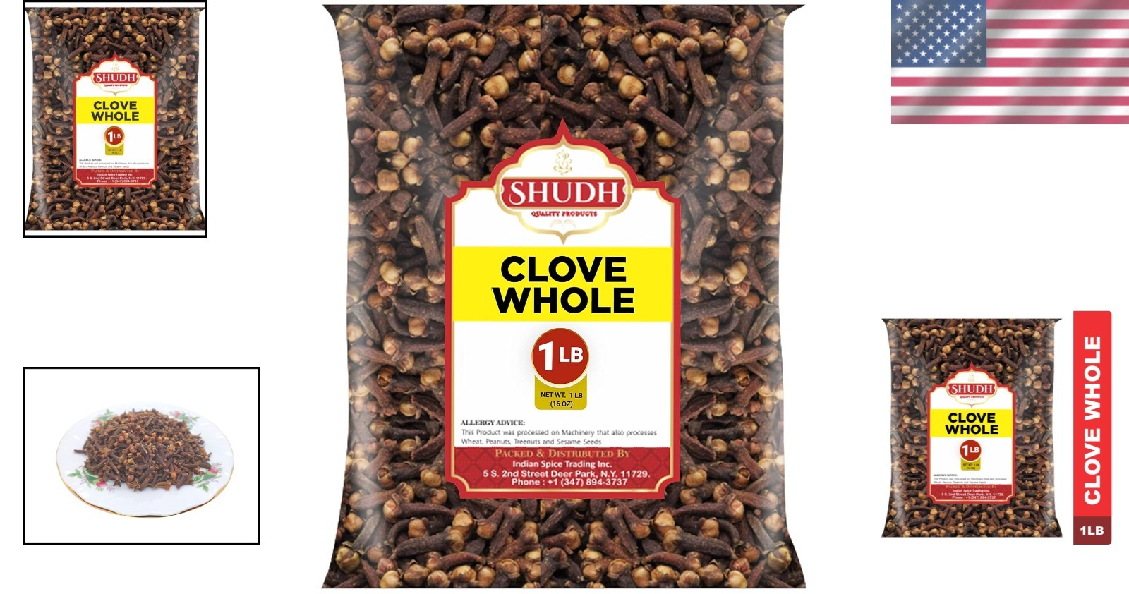 CLOVE WHOLE 1 LB | 16 oz | Laung | Great for Food, Tea, Pomander Balls and Po…
