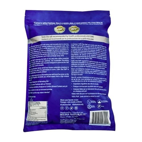Unrefined Light Grey Coarse Sea Salt – 70+ Trace Minerals, 5 lb Pouch for Cookin