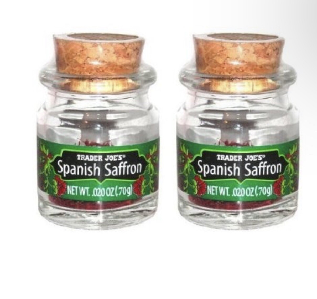 2x Trader Joe’s @ Spanish Saffron – Pareve – Kosher @ 2x 0.7g/0.025oz