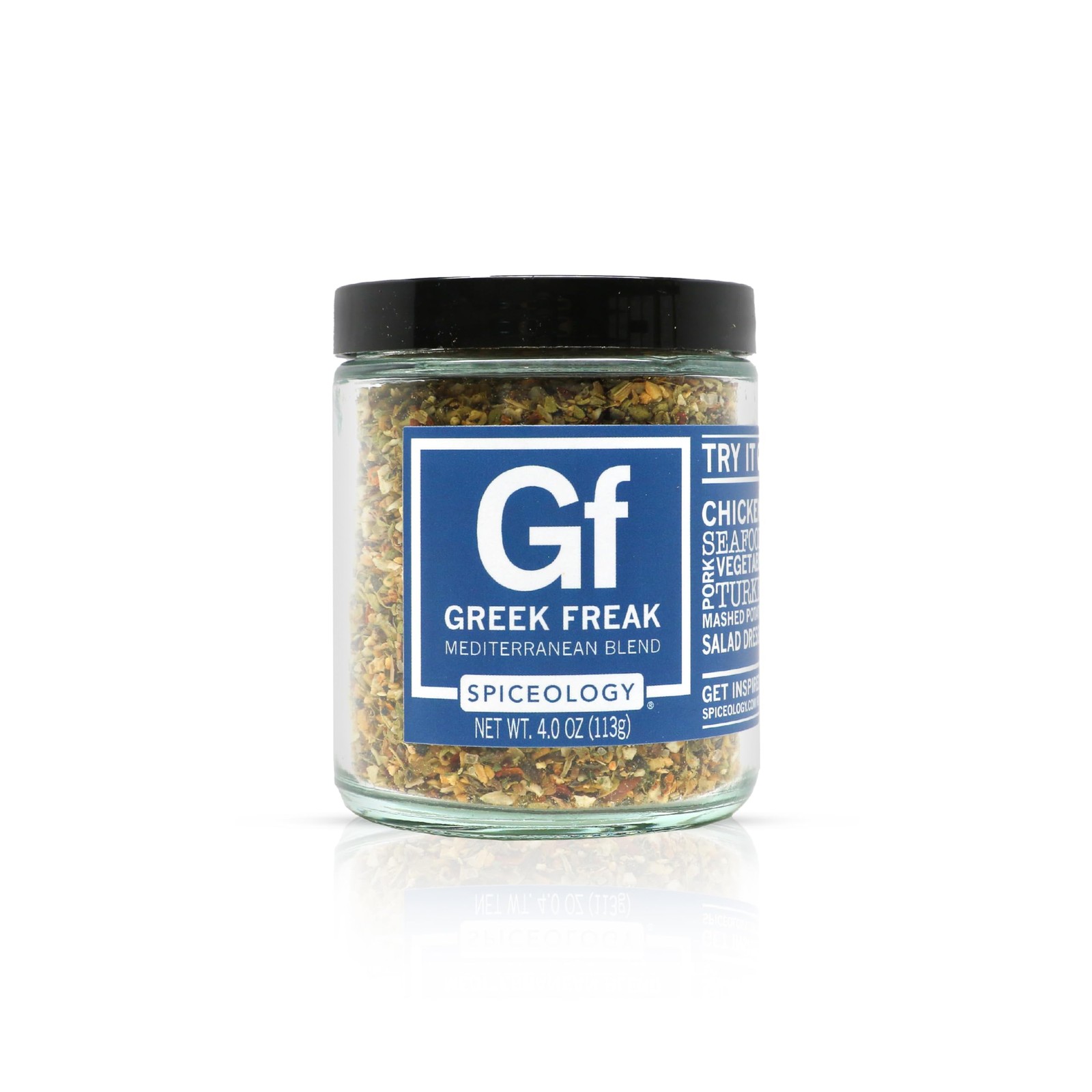 Greek Freak Mediterranean Seasoning: Herbs & Spices for Chicken, Gyros, Pizza