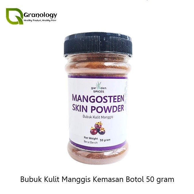 Mangosteen Skin Powder 50g Bottle Natural Botanical Ingredient