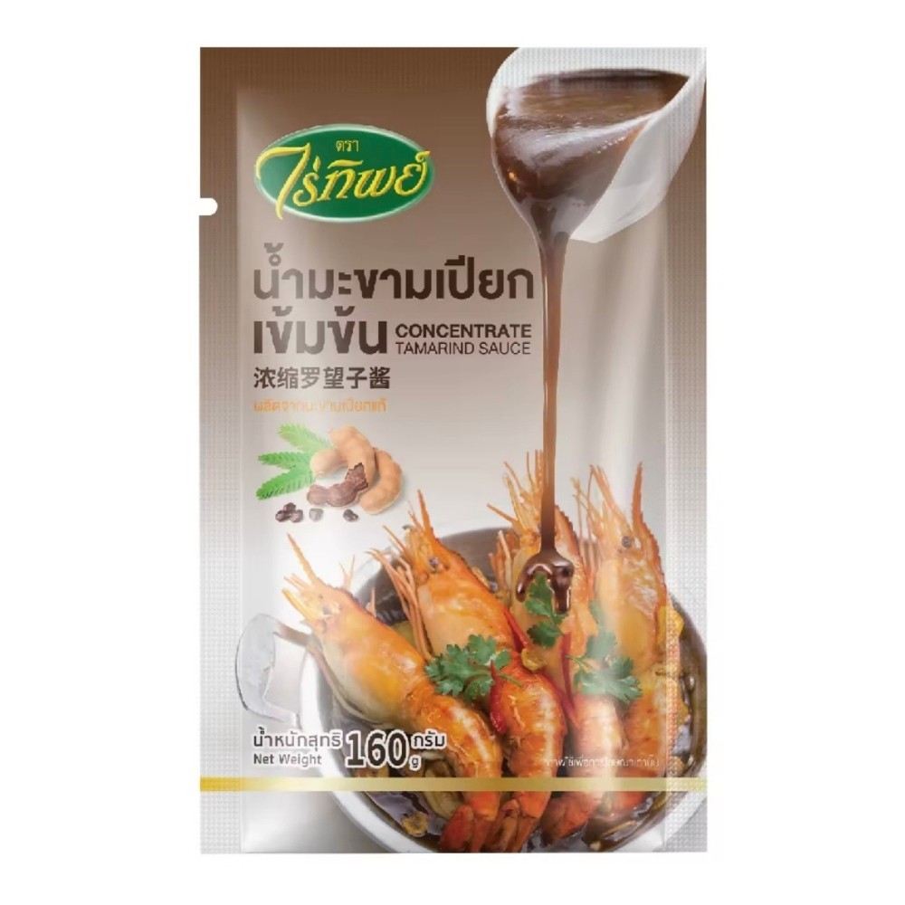 Rai Thip Concentrated Tamarind Paste, Ready-to-Use, 160 grams.