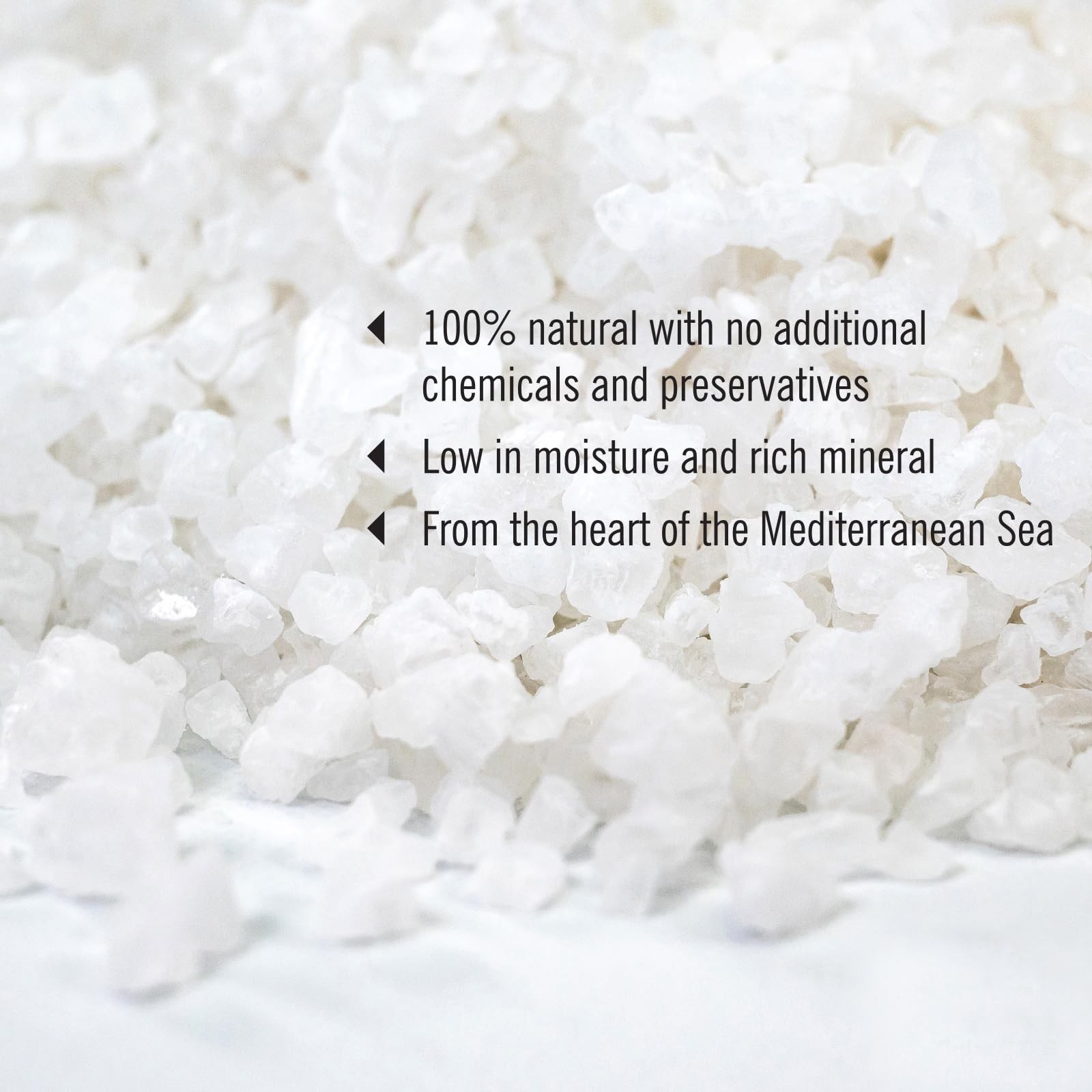 Mediterranean Sea Salt Extra Coarse Grain Natural Cooking 2 lb