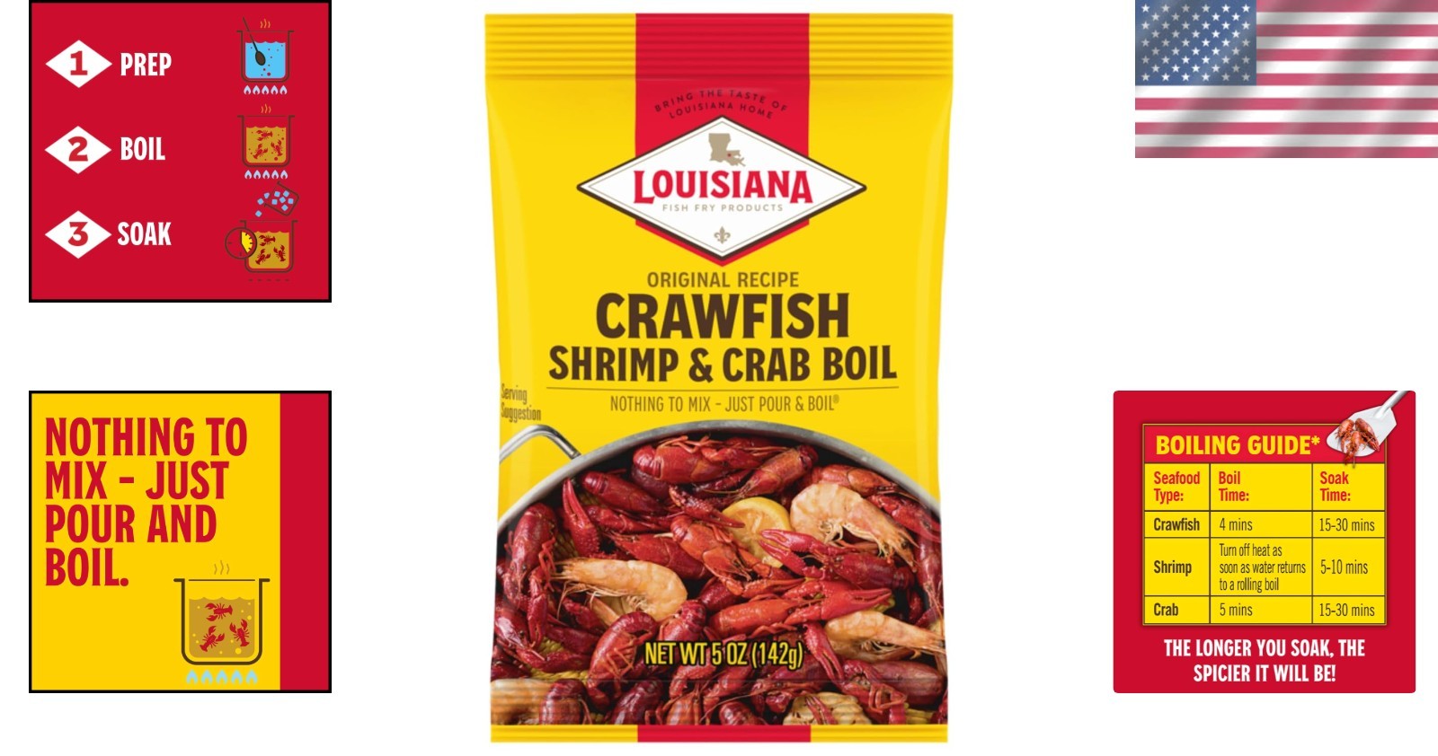 Convenient Cajun Seafood Seasoning – 5 Oz Spicy Mix for Shrimp, Crabs, and More