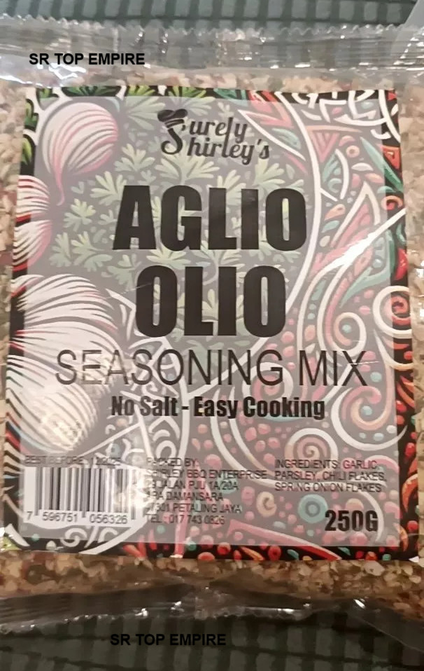 AGLIO OLIO SPAGHETTI & PASTA SEASONING/REMPAH AGLIO OLIO – 250G