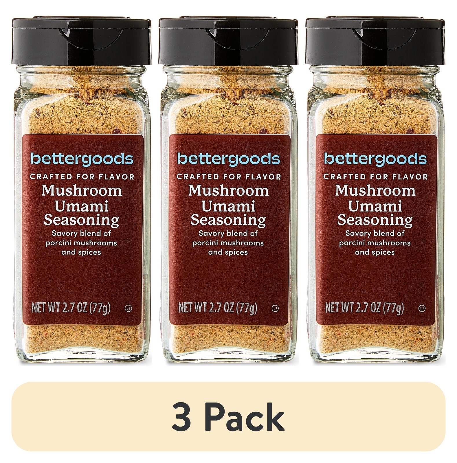 Mushroom Umami Seasoning 3 Pack Savory Blend Cooking Soups Veggies Fish