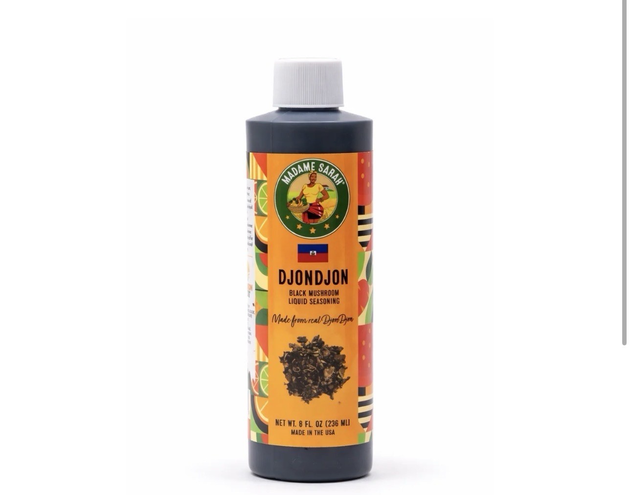 Madame Sarah DjonDjon Black Mushroom Liquid Seasoning Caribbean 8 fl oz