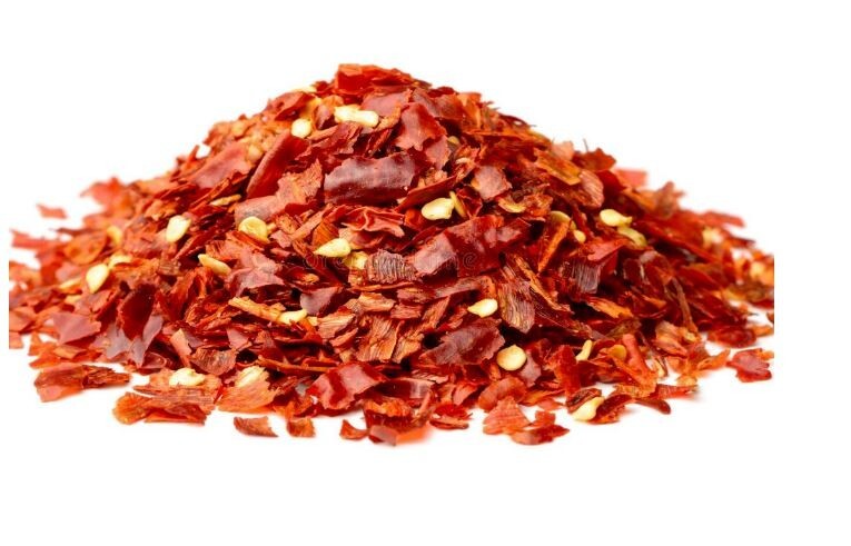 3.6 Oz / 100g Organic Dried RED Chili pepper Flakes | Crushed Premium Quality