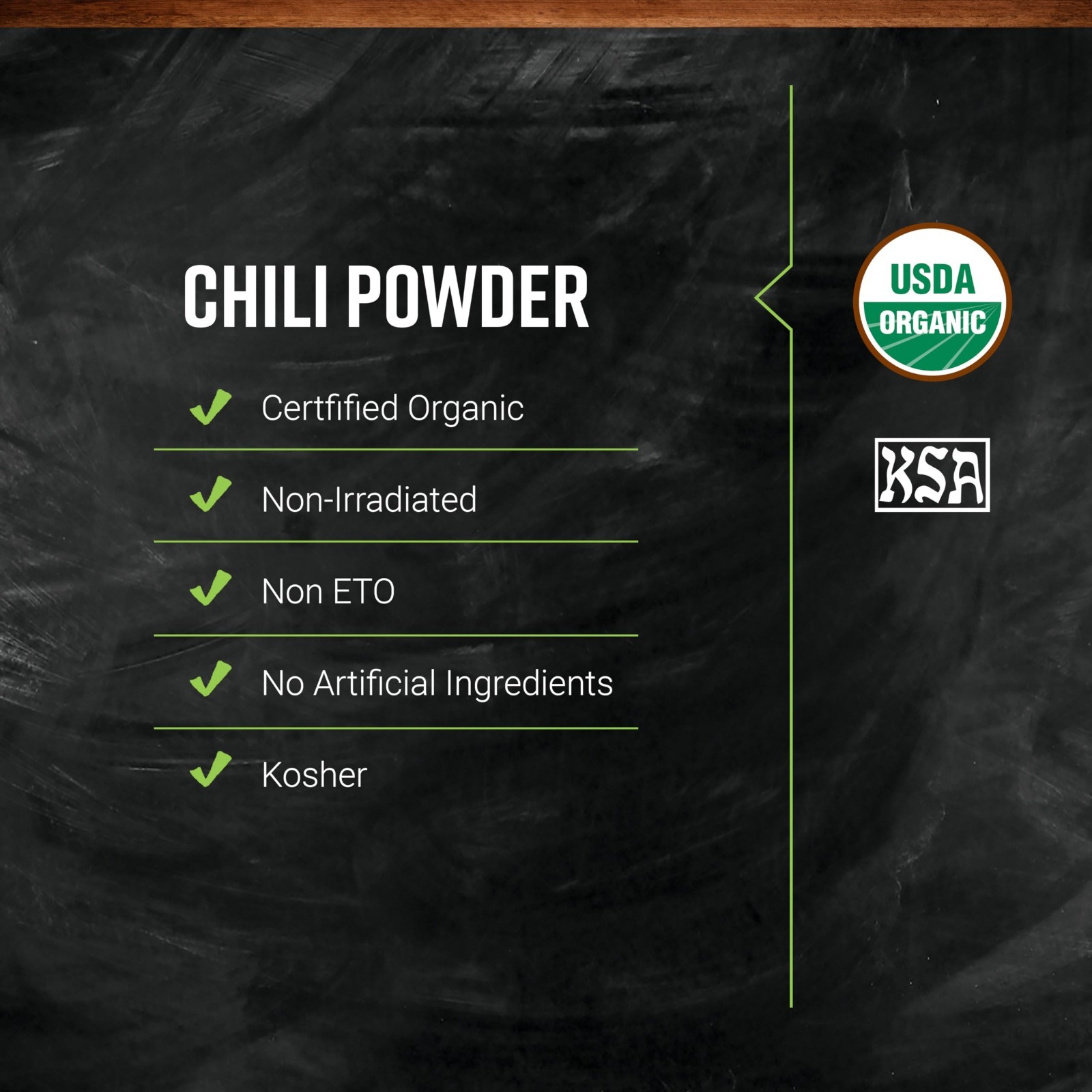 Organic Chili Powder Seasoning – 1 lb, Mild to Moderately Spicy, Sweet & Zesty,