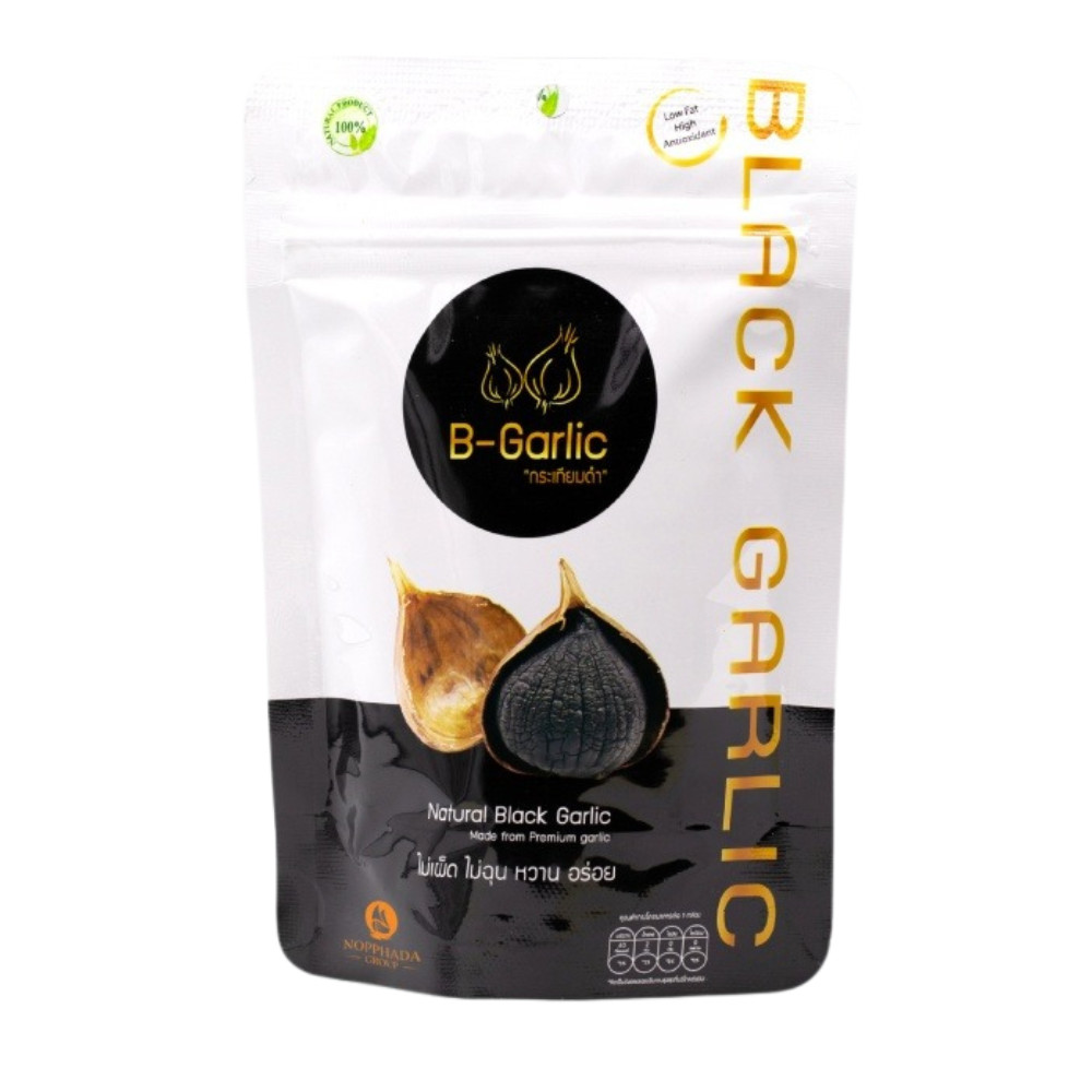 Thai Black Garlic Fermented Sweet Soft No Smell Healthy Snack Whole Cloves