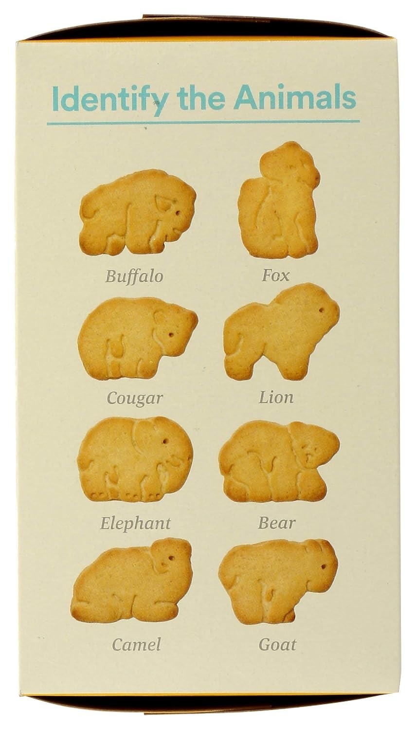 Organic Multi Pack Vanilla Animal Cookie, 6.3 Ounce Pack of 2