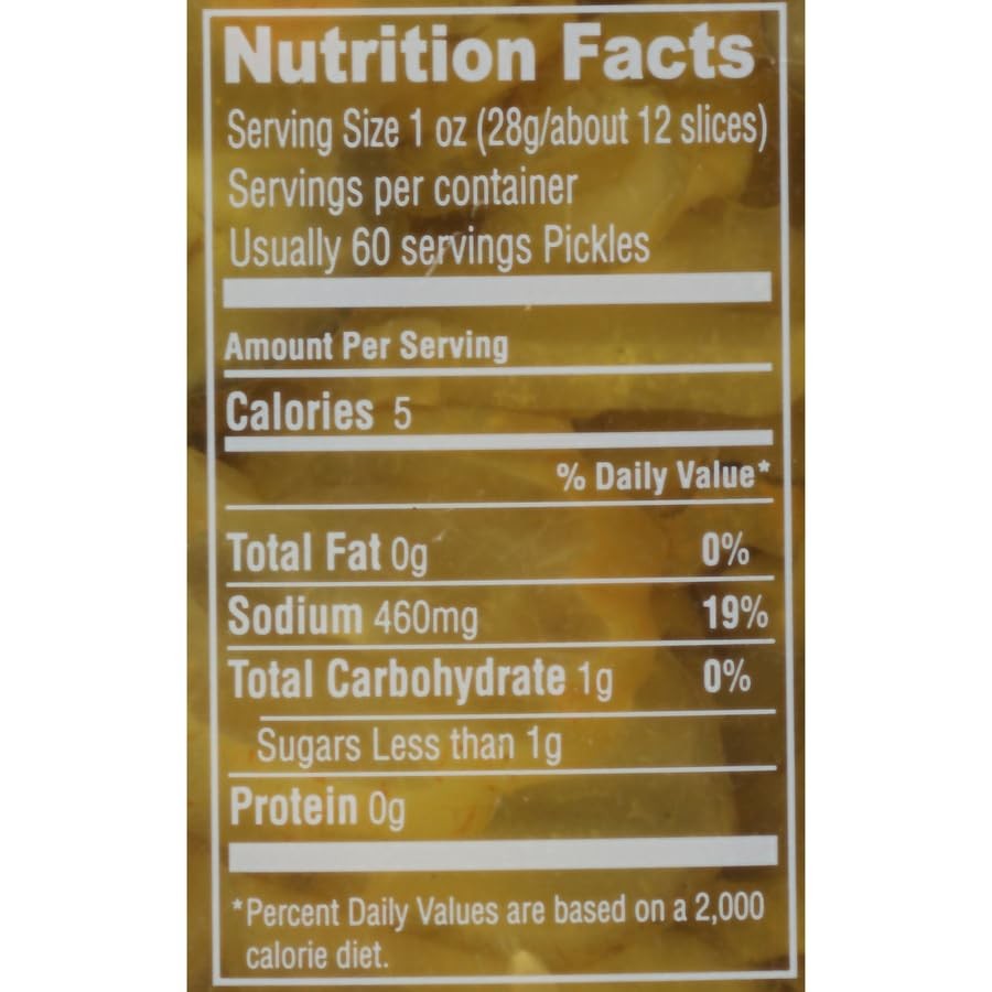 Best Maid Hamburger Slices 80oz Pickles 1 Pack