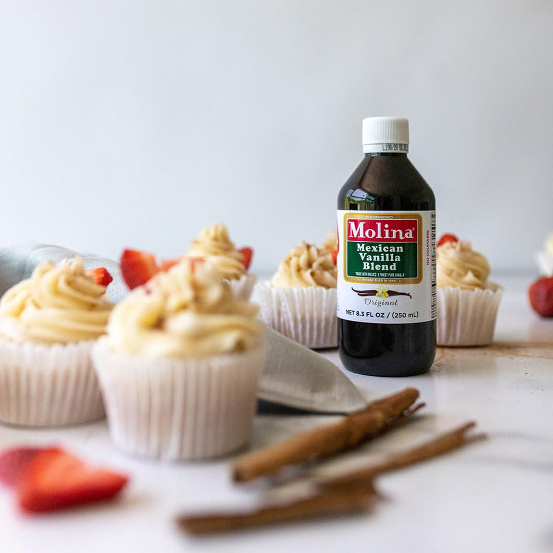 Vanilla – Mexican Vanilla Blend with Pure Vanilla Extract – 2 Pack (8.3 Fl Oz B