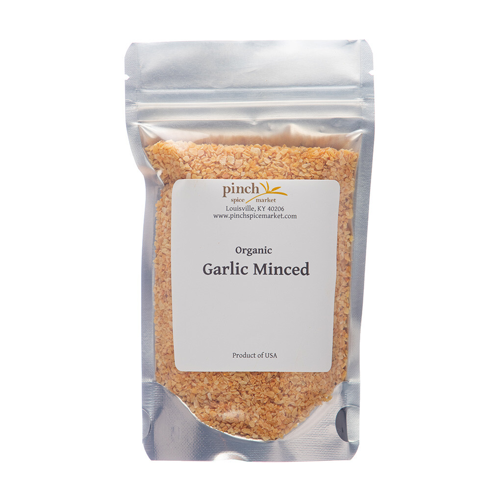 Organic Minced Garlic | From Certified Organic Farms in California, USA