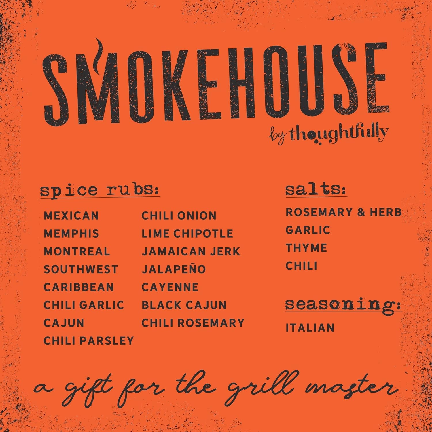 Smokehouse by Thoughtfully Ultimate Grilling Spice Set, Grill Seasoning Gift Set