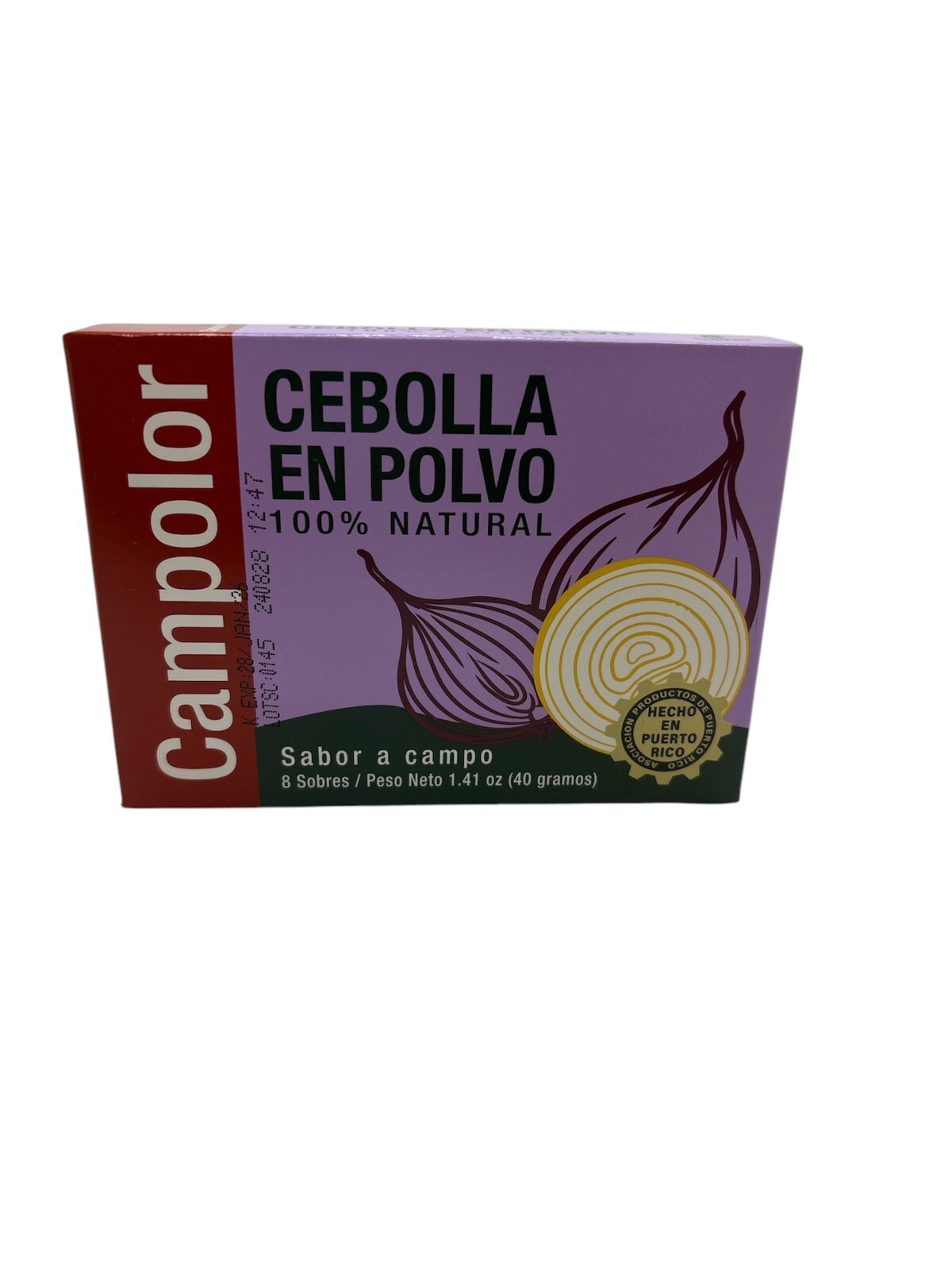Campolor Onion Powder 1.41oz Sofrito Powdered Seasoning Pack 2