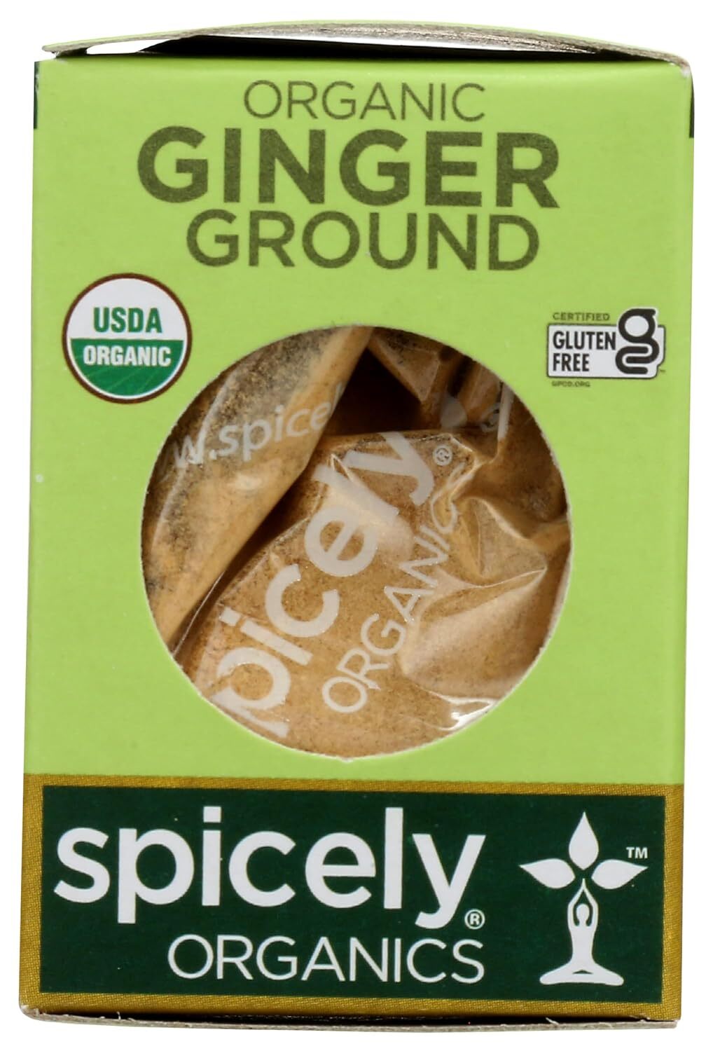 Spicely Organics Organic Ginger Ground .4 Oz