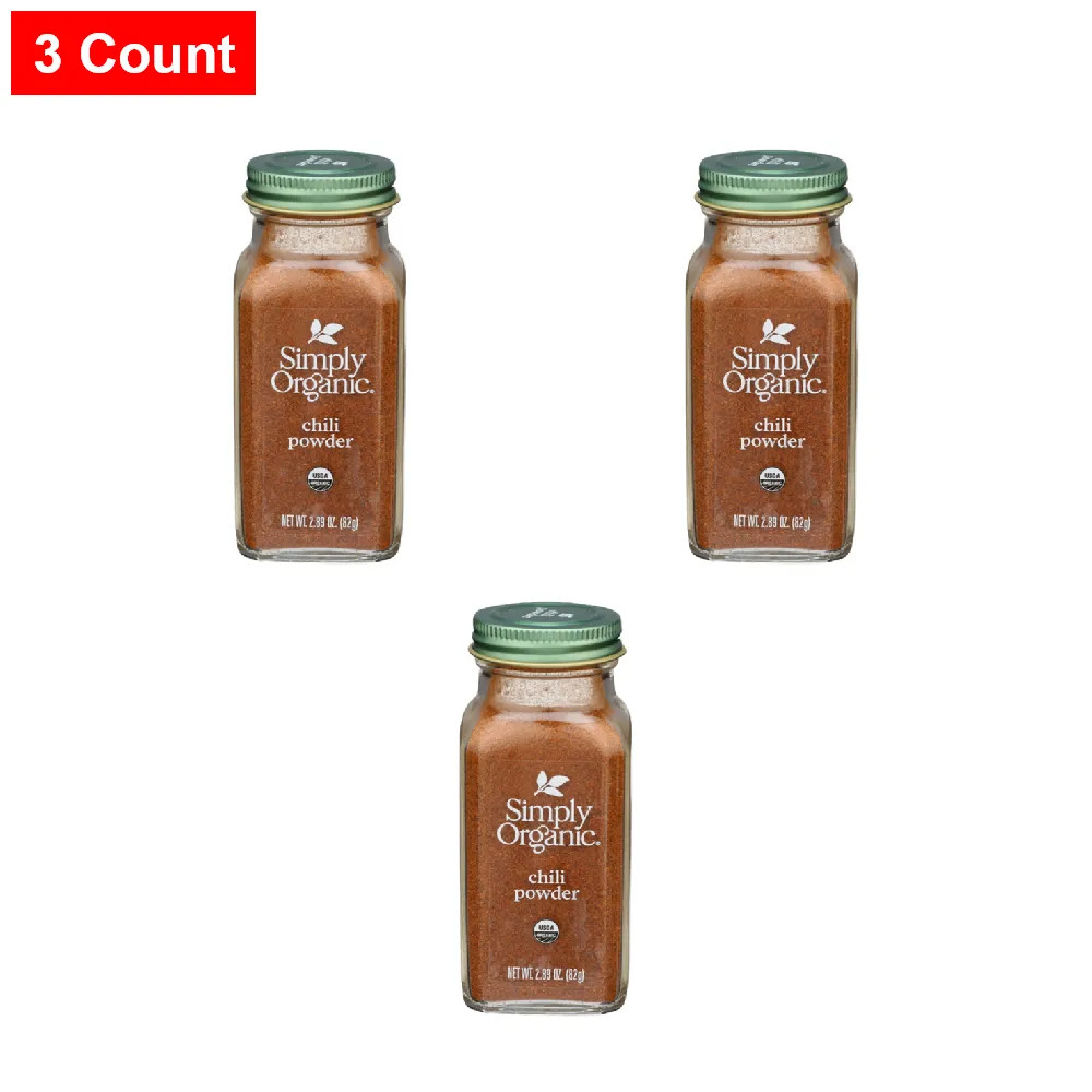 Simply Organic Chili Powder 2.89 oz – 3 Count
