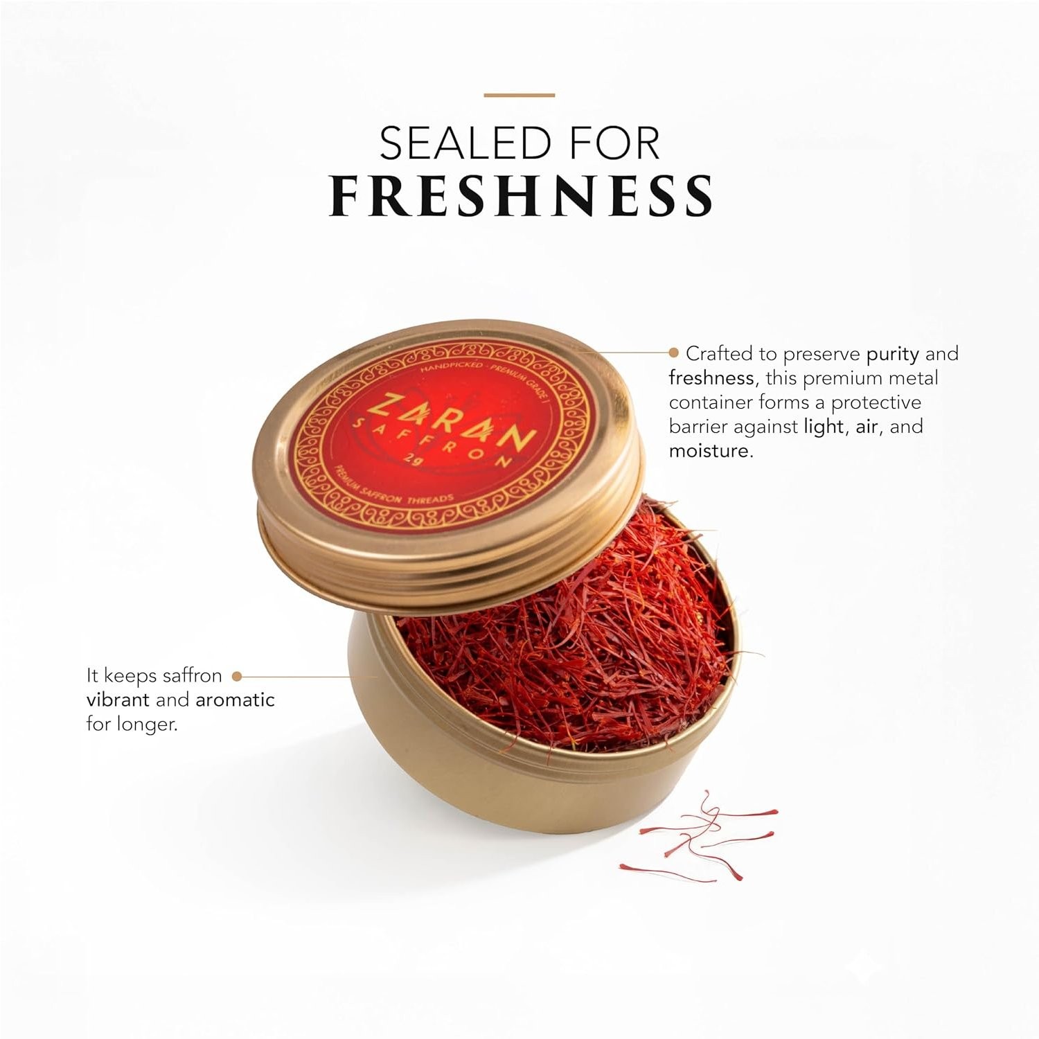 Premium Saffron Spice Threads for Paella Risotto Tea Culinary Uses 2 Grams