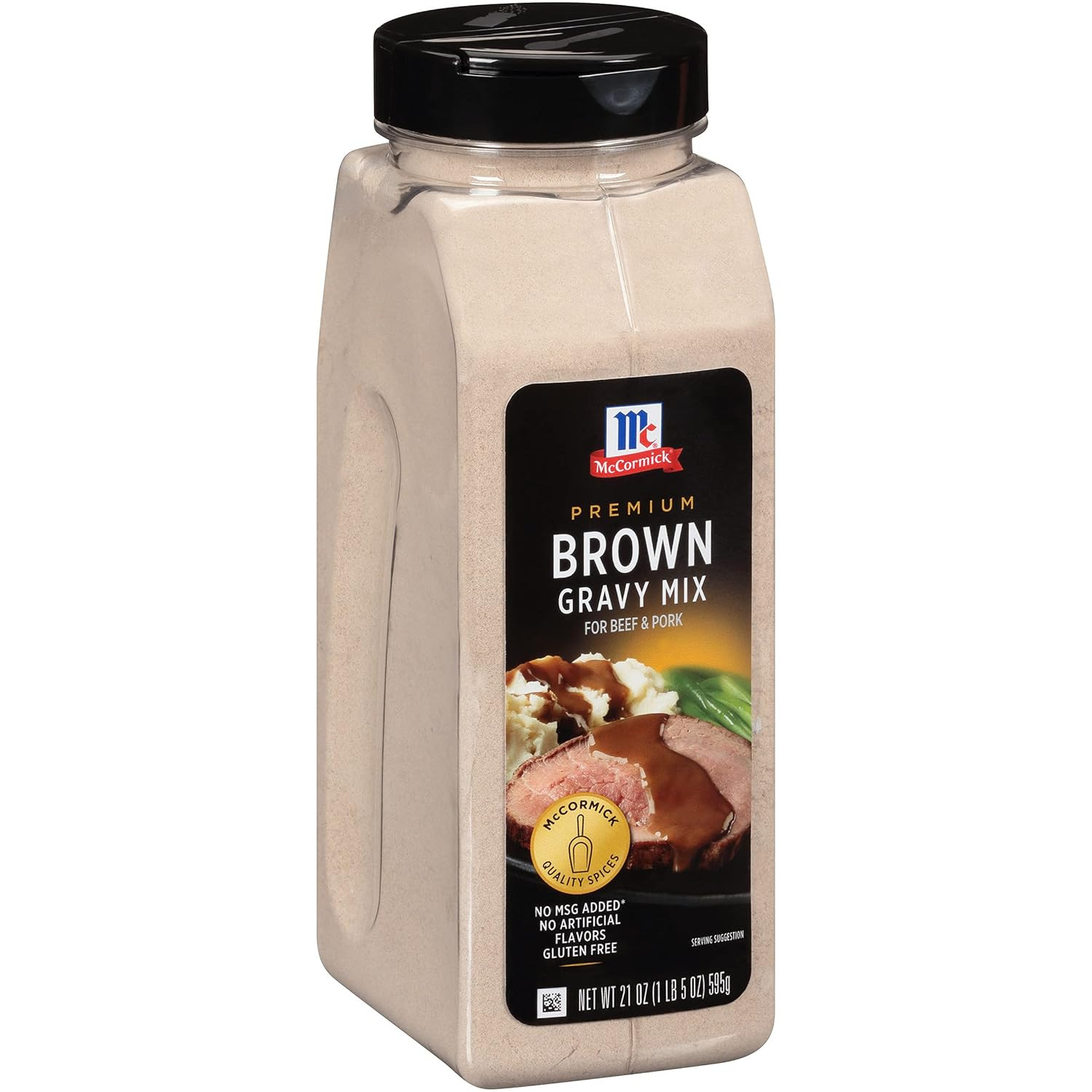 Mccormick Premium Brown Gravy Mix 21oz Rich Savory Flavor Perfect for Roasts