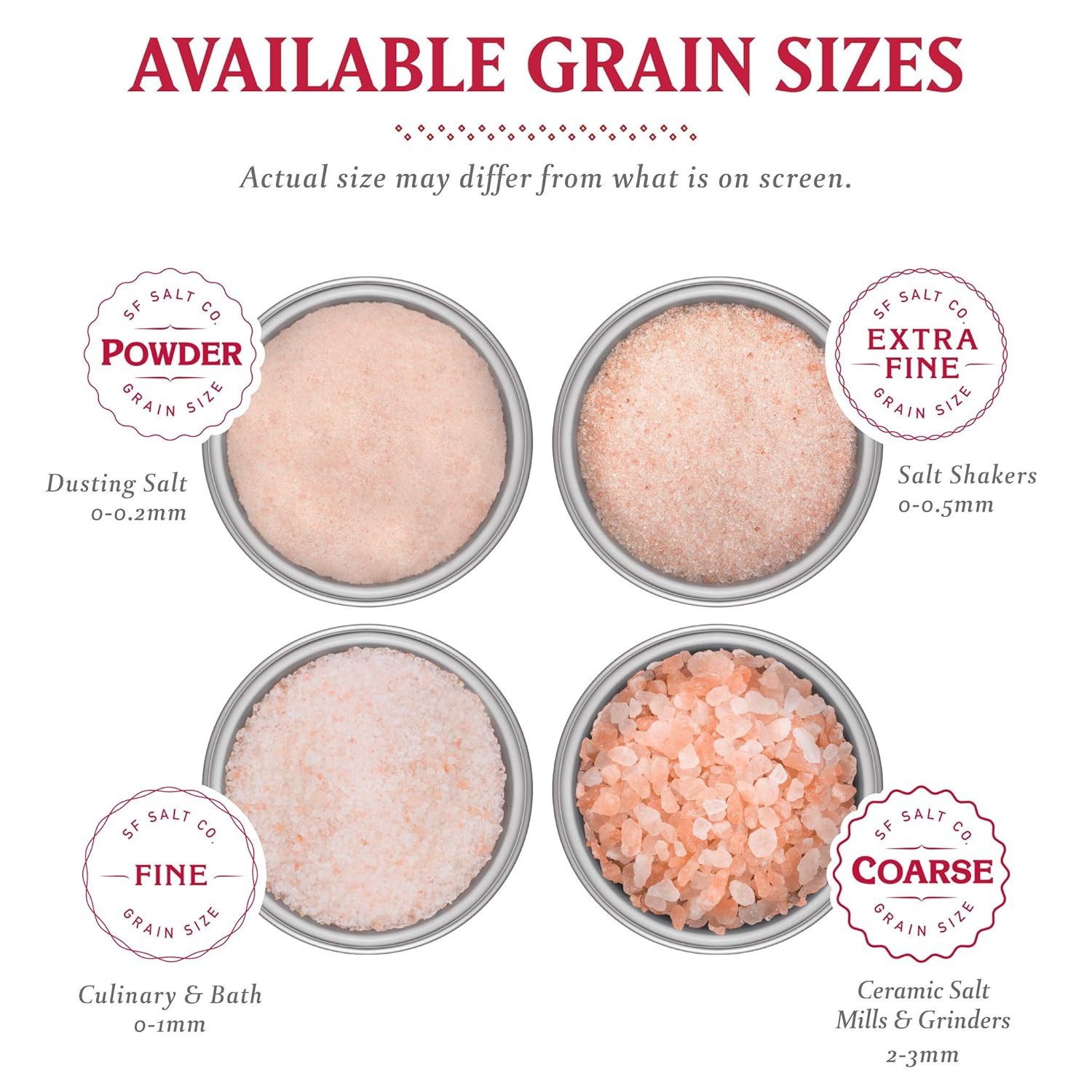 Himalayan Salt – Extra-Fine Grain, 5 lbs. | All-Natural, Gluten-Free, No Additiv