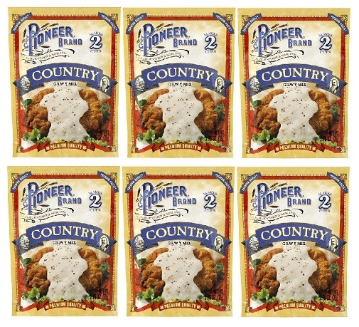 Pioneer Brand Country Gravy Mix 6 Pack