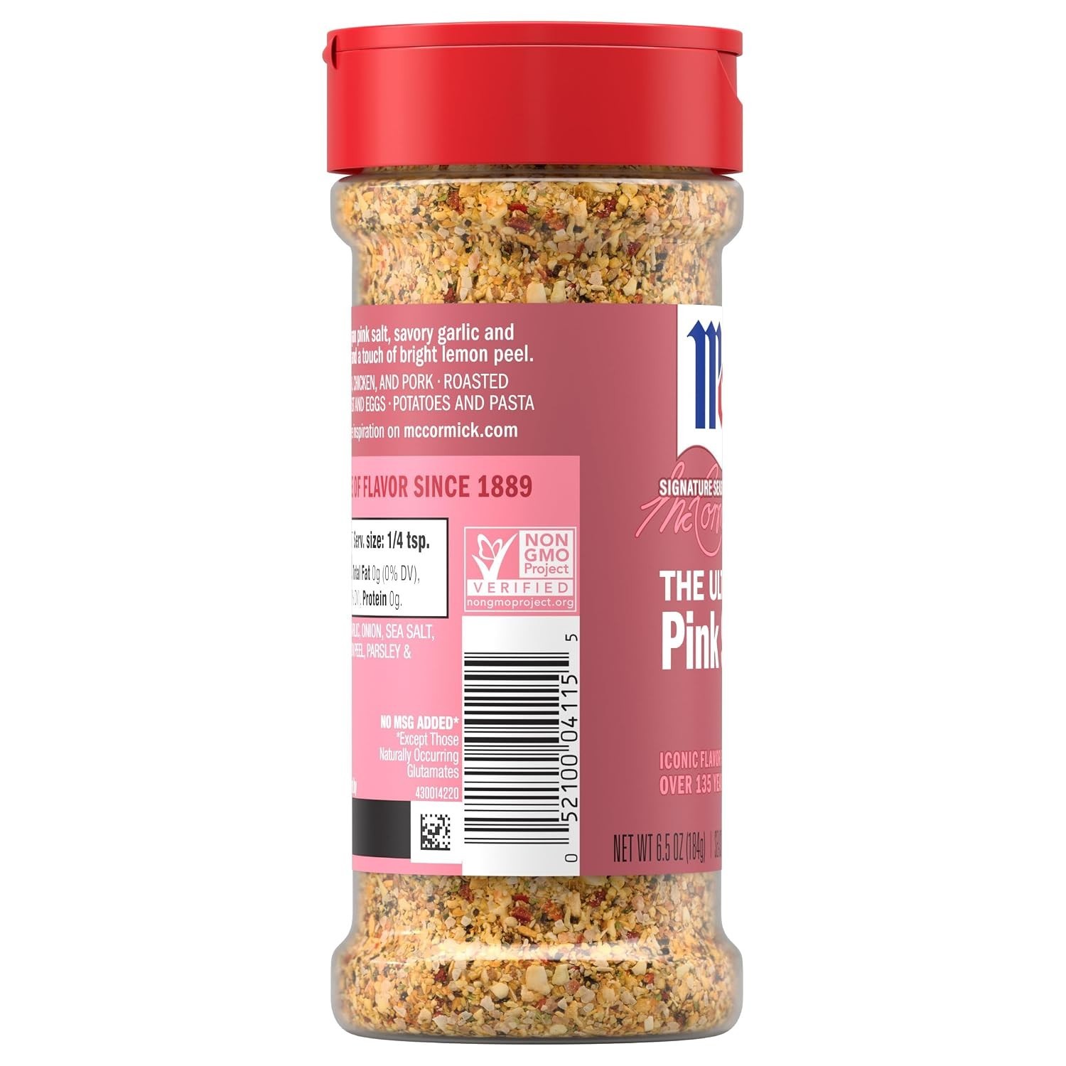 Himalayan Pink Salt with Garlic & Black Pepper 6.5 oz – Seasoning Blend
