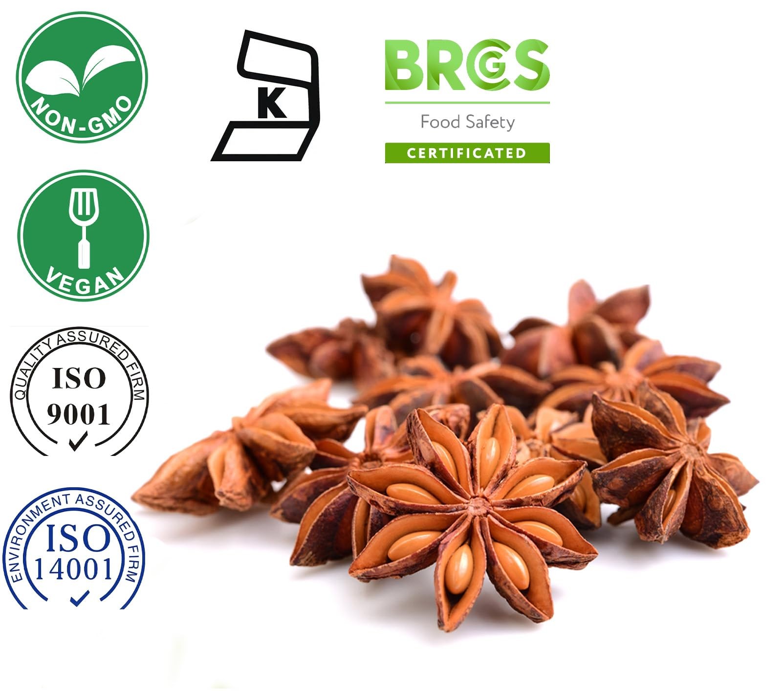 Star Anise 7oz(200g), Chinese Whole, Fresh, Pure and 7 oz