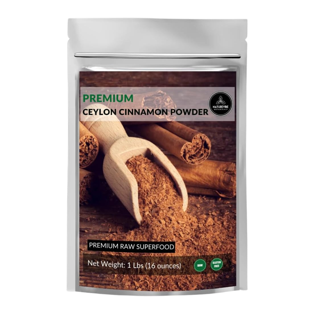 Premium Ceylon Cinnamon Powder 1Lb – Gluten-Free, Keto Friendly & Non-GMO