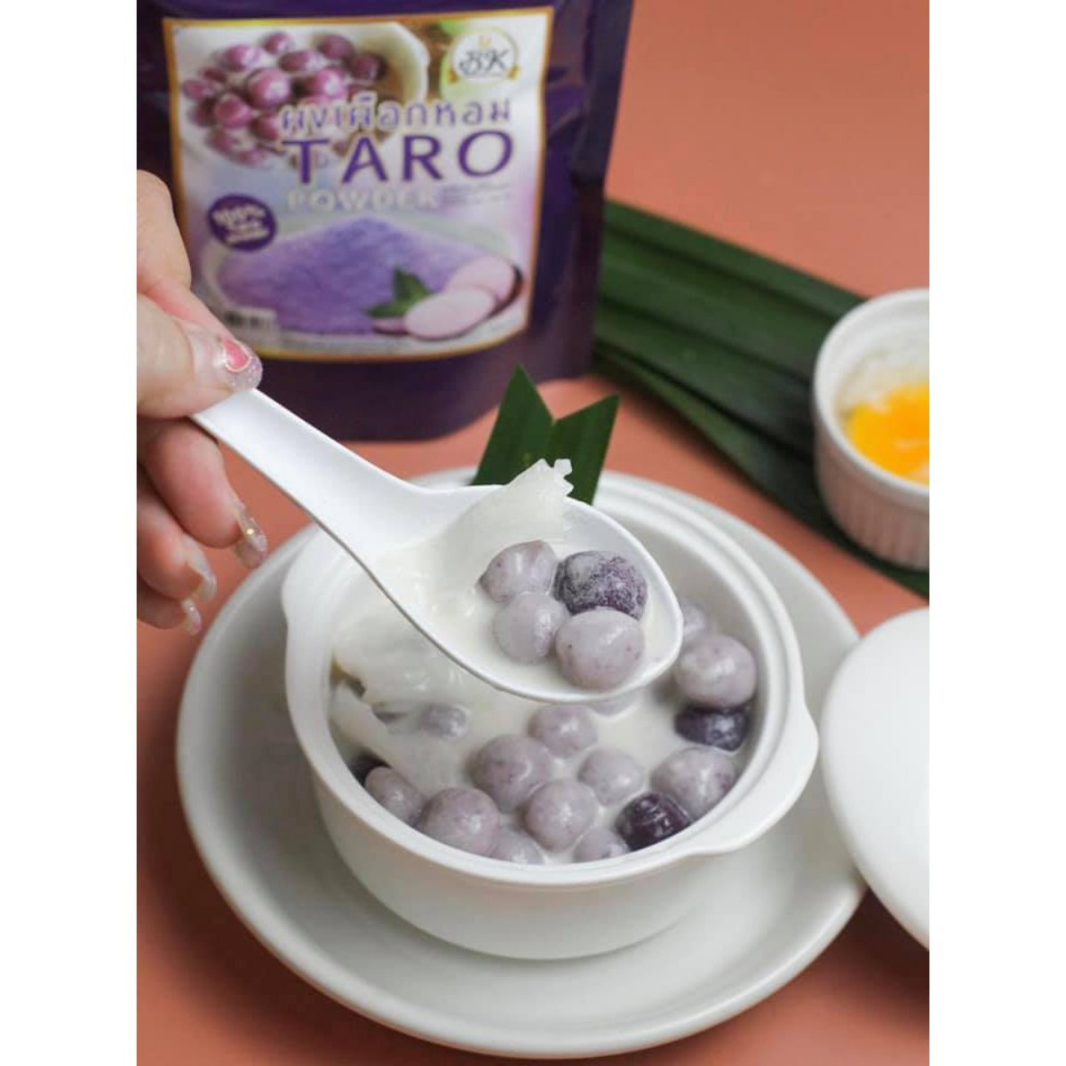 2 x REAL TARO POWDER FROM NATURAL DESSERT BAKERY BEVERAGES FRAGRANCE 100g | BK